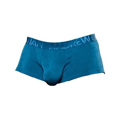 Andrew Christian Sensual Rib Boxer w/ ALMOST NAKED® Teal