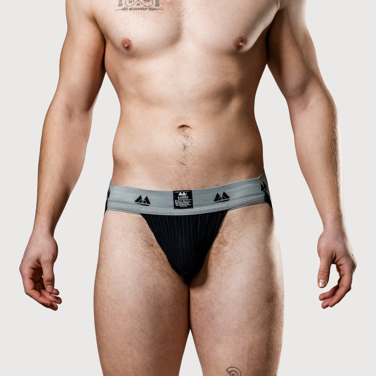 MM Sports Original Edition Swimmer/Jogger Jockstrap 2 inch Black